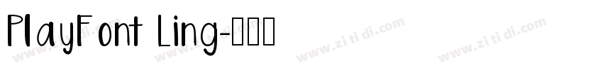 PlayFont Ling字体转换